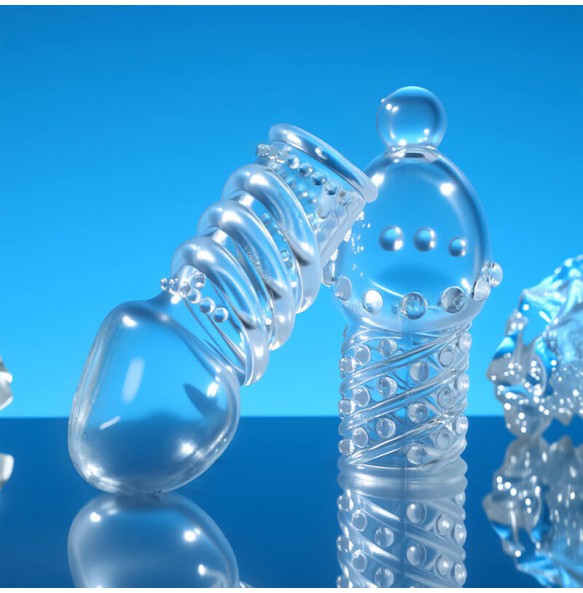 MizzZee - Soft Delay Glans Sleeve (Full Set 2 Pieces) MizzZee - Soft Delay Glans Sleeve (Full Set 2 Pieces)